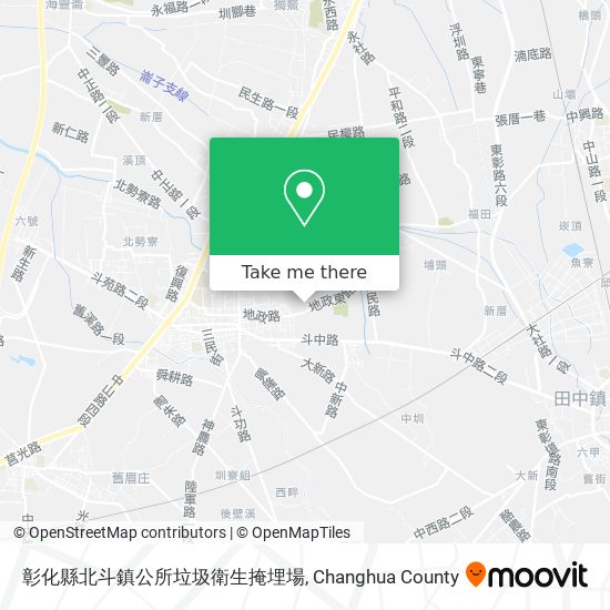 彰化縣北斗鎮公所垃圾衛生掩埋場 map