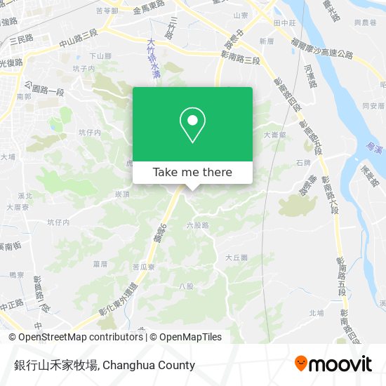 銀行山禾家牧場 map