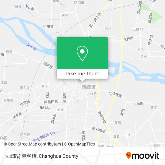 西螺背包客棧 map