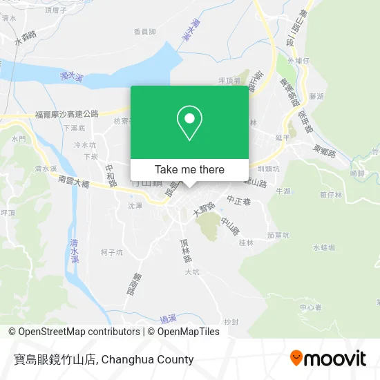 寶島眼鏡竹山店 map