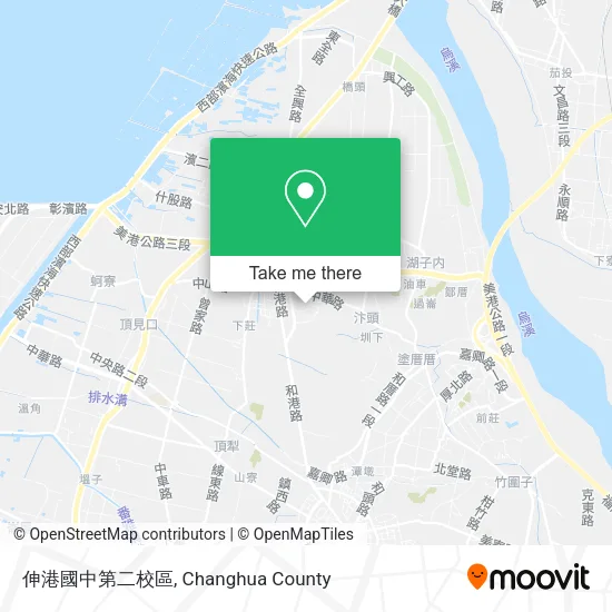 伸港國中第二校區 map
