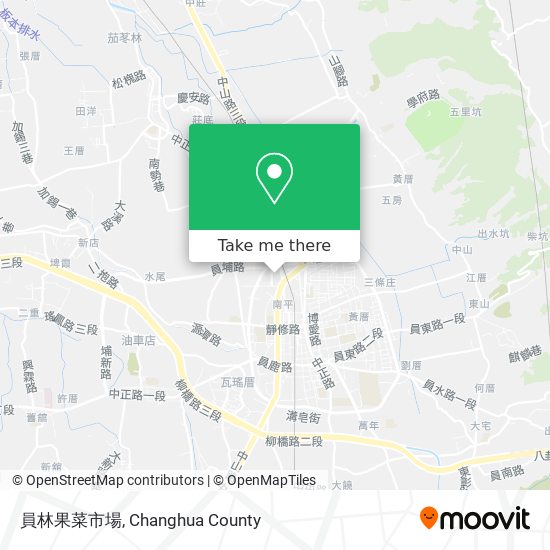 員林果菜市場地圖