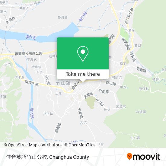 佳音英語竹山分校 map