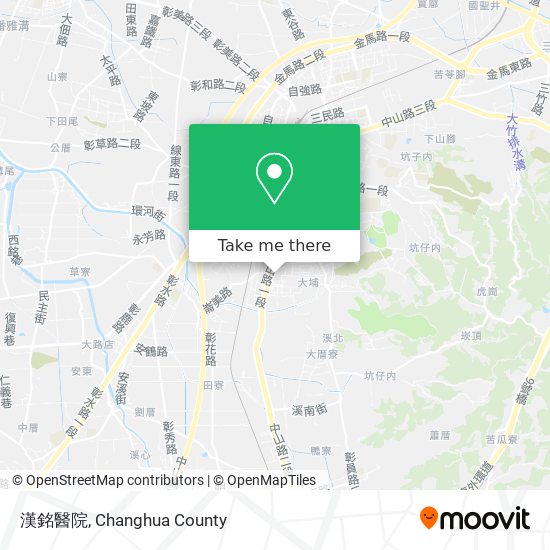 漢銘醫院地圖