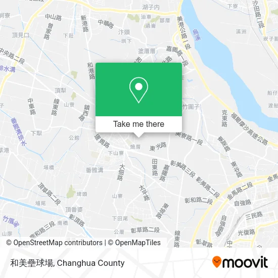 和美壘球場 map