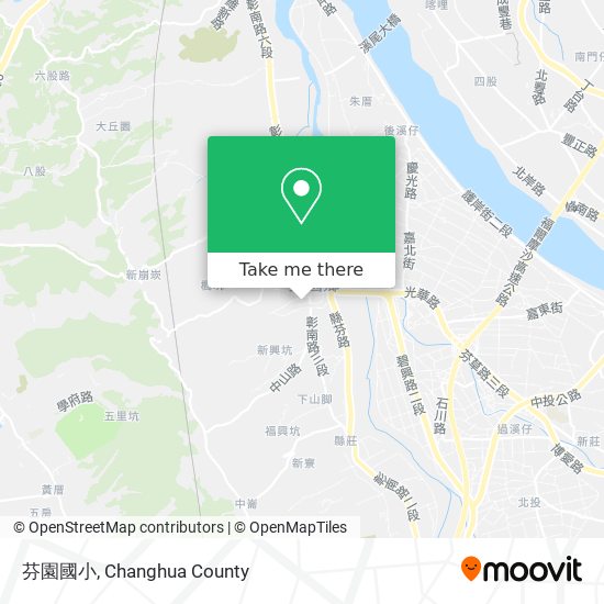 芬園國小地圖