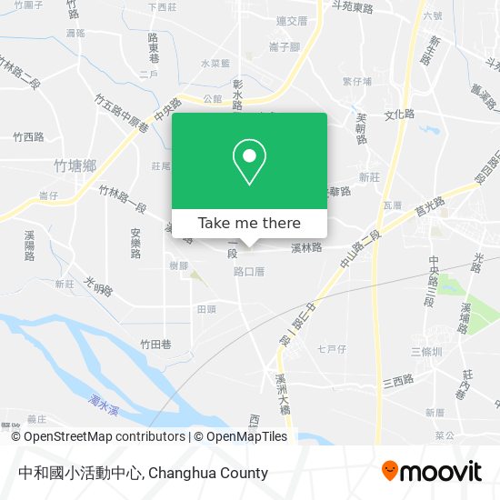 中和國小活動中心地圖