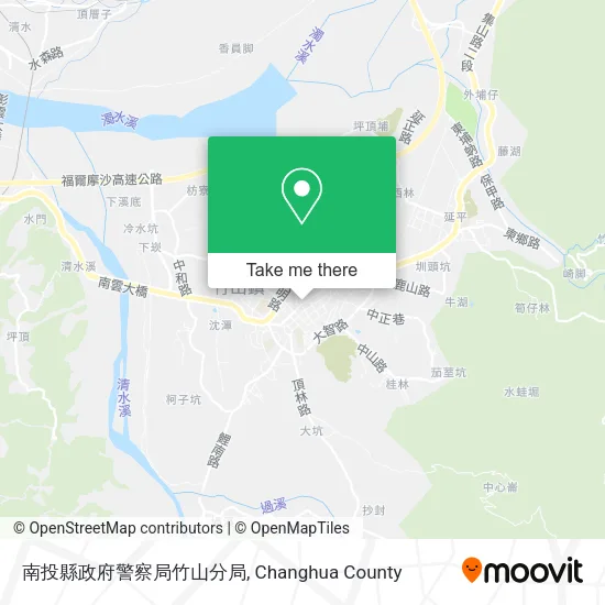 南投縣政府警察局竹山分局地圖