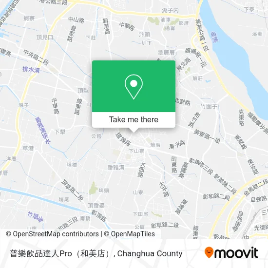 普樂飲品達人Pro（和美店）地圖