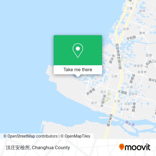 頂庄安檢所 map