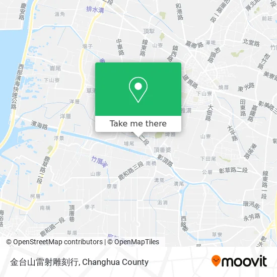 金台山雷射雕刻行地圖