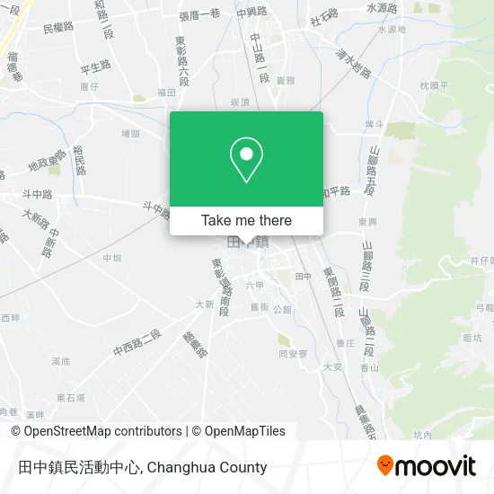 田中鎮民活動中心 map