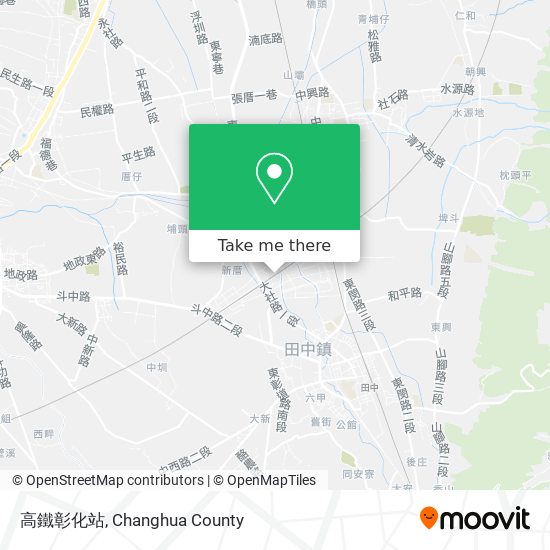高鐵彰化站 map
