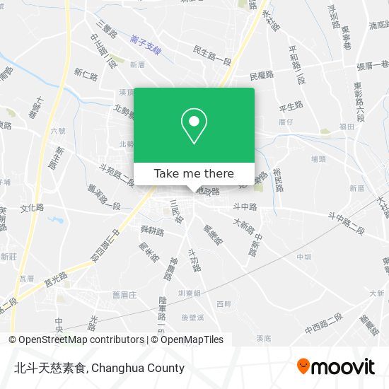 北斗天慈素食 map
