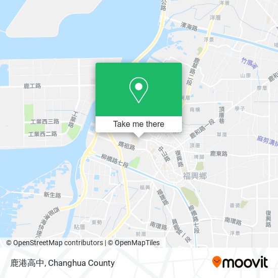 鹿港高中 map
