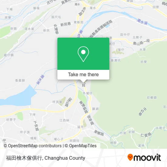 福田檜木傢俱行地圖
