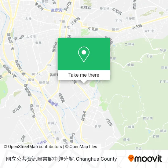國立公共資訊圖書館中興分館 map