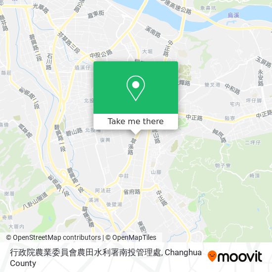 行政院農業委員會農田水利署南投管理處 map