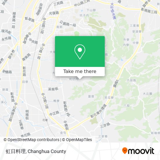 虹日料理地圖