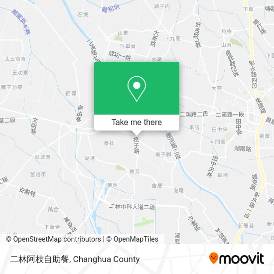 二林阿枝自助餐地圖