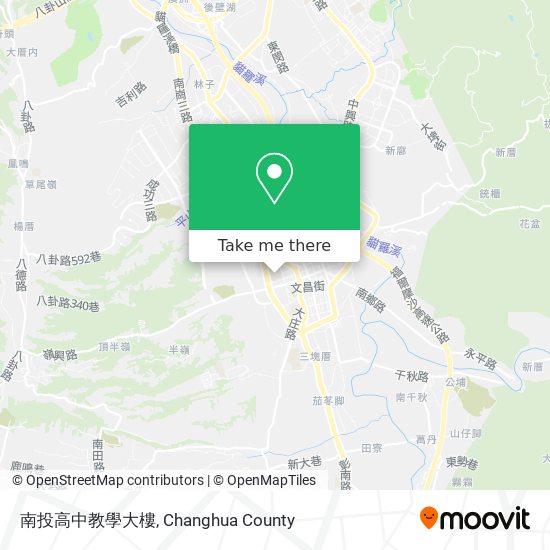 南投高中教學大樓 map