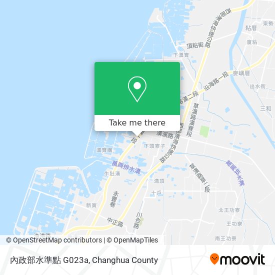 內政部水準點 G023a map