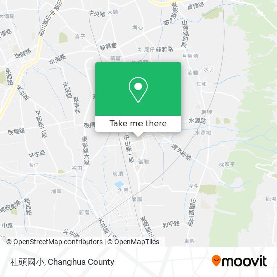 社頭國小 map