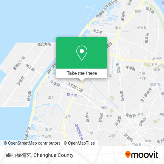 線西福德宮 map