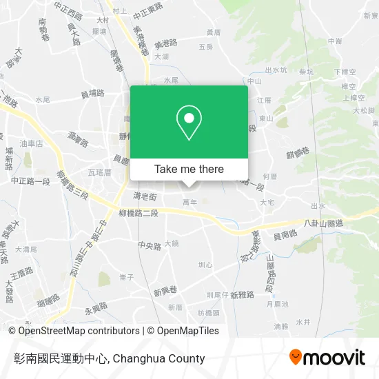 彰南國民運動中心地圖