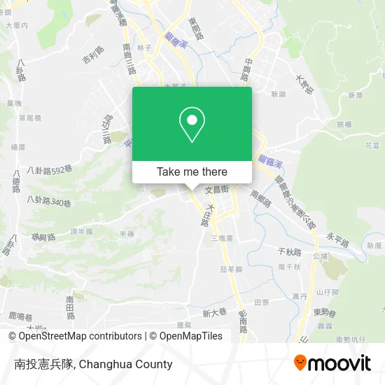 南投憲兵隊 map