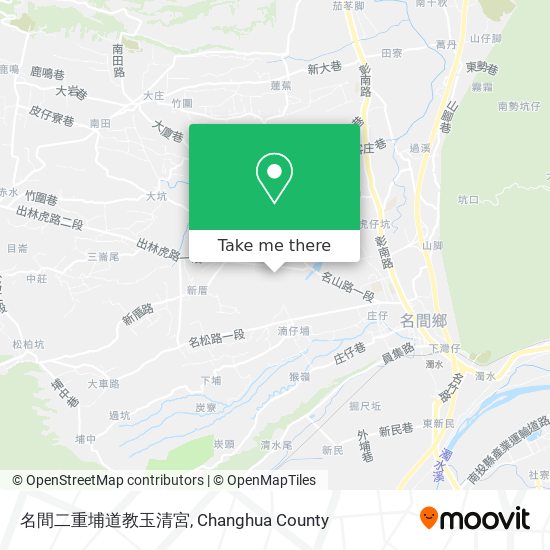 名間二重埔道教玉清宮 map