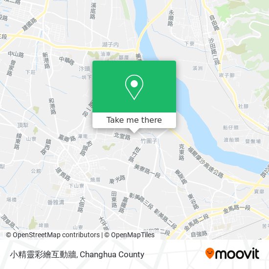 小精靈彩繪互動牆 map