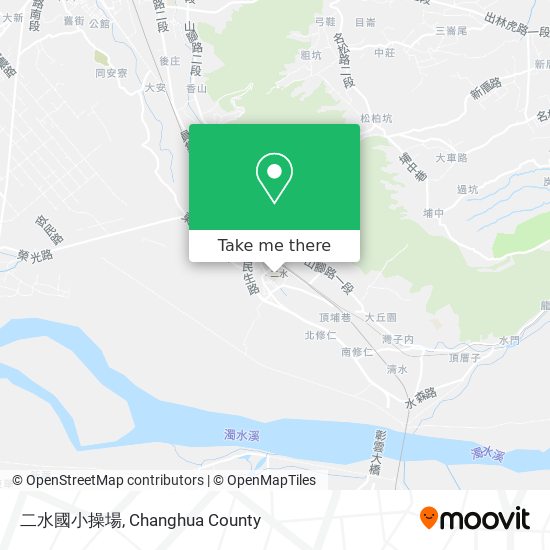 二水國小操場 map
