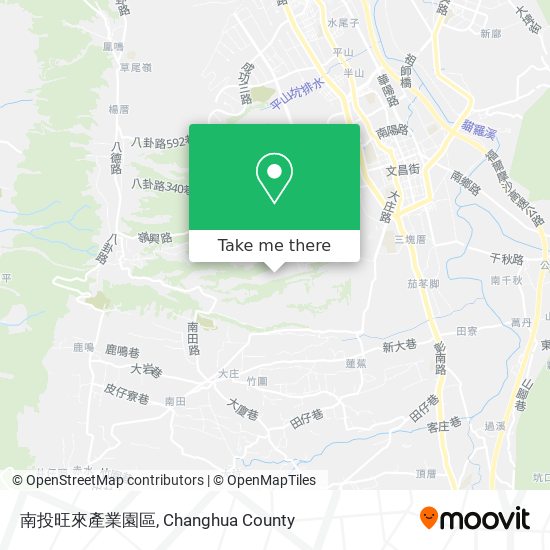南投旺來產業園區地圖