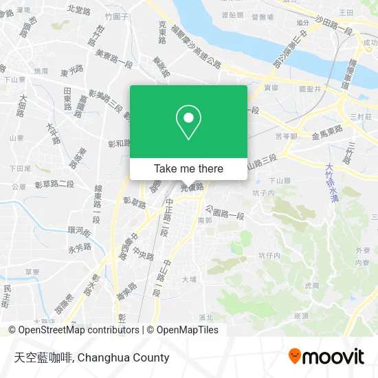 天空藍咖啡 map
