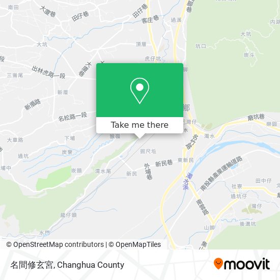 名間修玄宮地圖