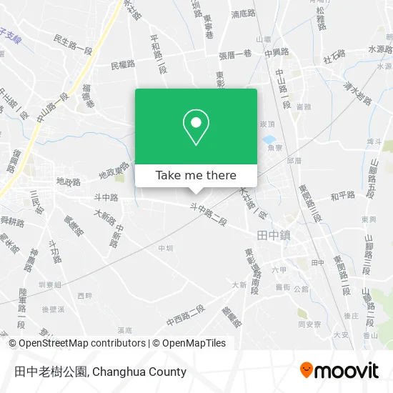 田中老樹公園地圖