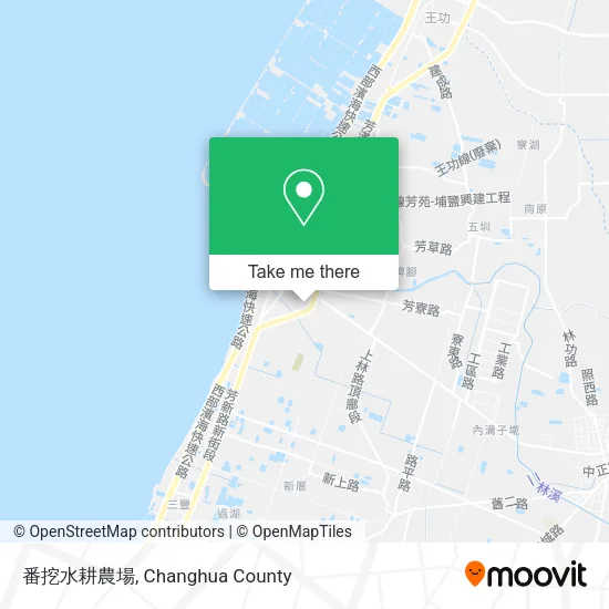 番挖水耕農場地圖