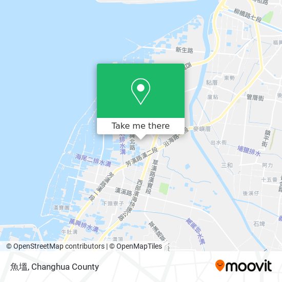 魚塭 map
