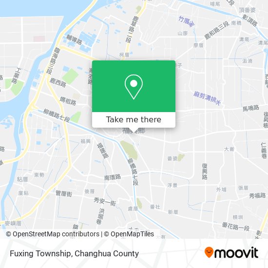 Fuxing Township map