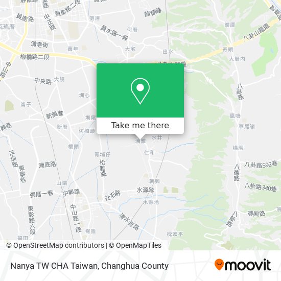 Nanya TW CHA Taiwan map