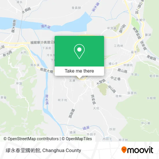 繆永春堂國術館地圖