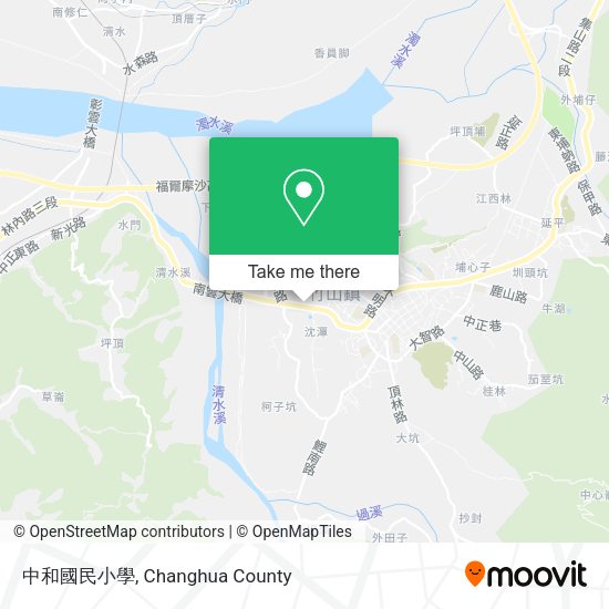 中和國民小學 map