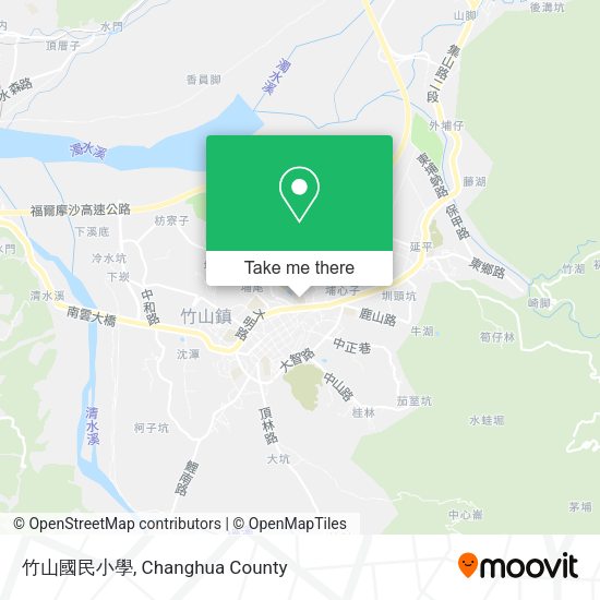 竹山國民小學 map