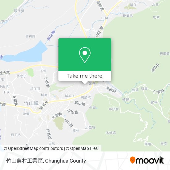 竹山農村工業區 map