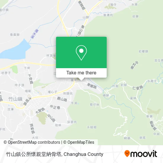 竹山鎮公所懷親堂納骨塔 map