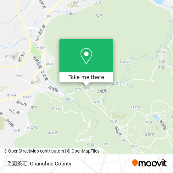欣園茶莊地圖