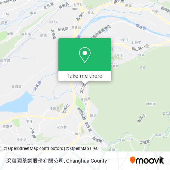 采寶園茶業股份有限公司地圖