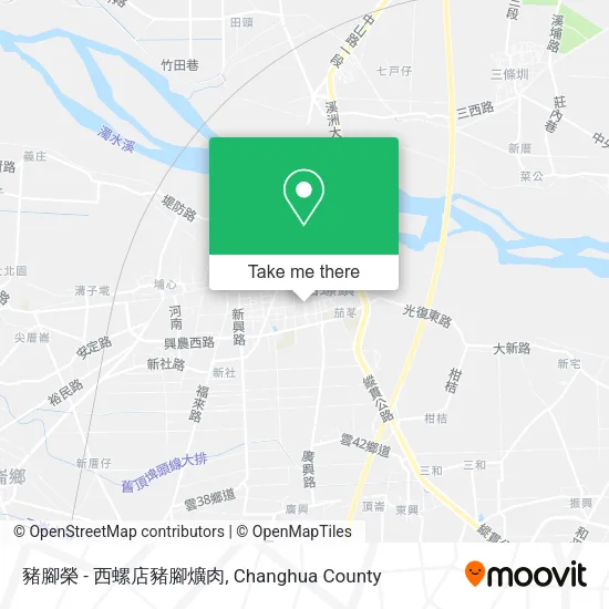豬腳榮 - 西螺店豬腳爌肉地圖