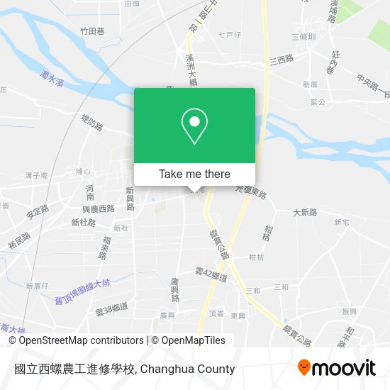 國立西螺農工進修學校地圖